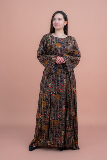 Abstract Geometric Maxi IK050 Black image