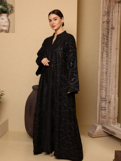 Ikkxa Rafeef Jalabiya IK5019 Black image