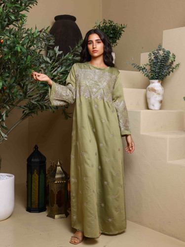 IKKXA Inaya Jalabiya IK4029 Green
