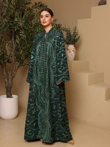 Ikkxa Rafeef Jalabiya IK5019 Green